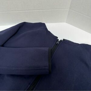 Lululemon City Bound Hoodie Zip‎ Up Jacket Deep Indigo Blue Navy Size 4